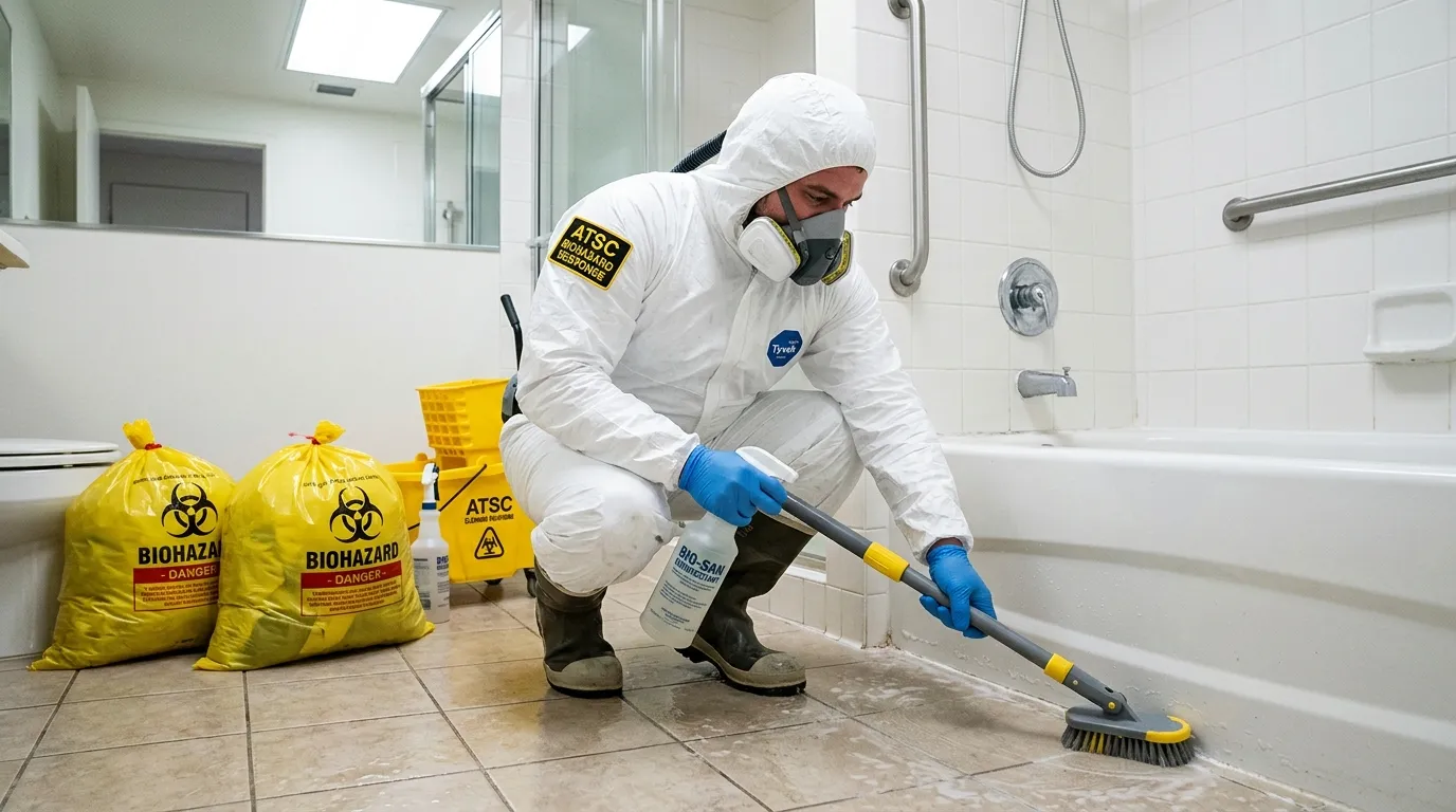 Decontamination equipment deployed for Blood Cleanup in Madera Acres